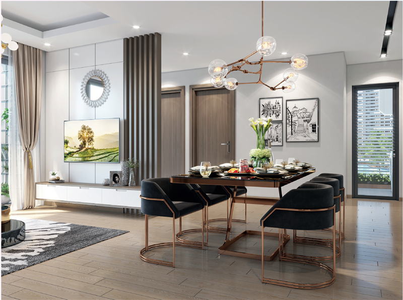 Căn hộ 1PN+	 THE RAINBOW VINHOMES GRAND PARK