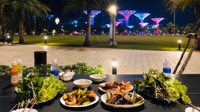 bbq vinhome grand park