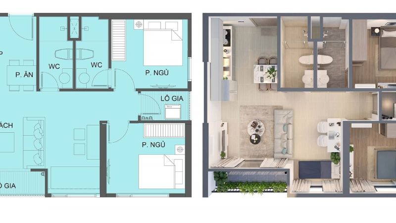 mặt bằng căn hộ vinhome grand park