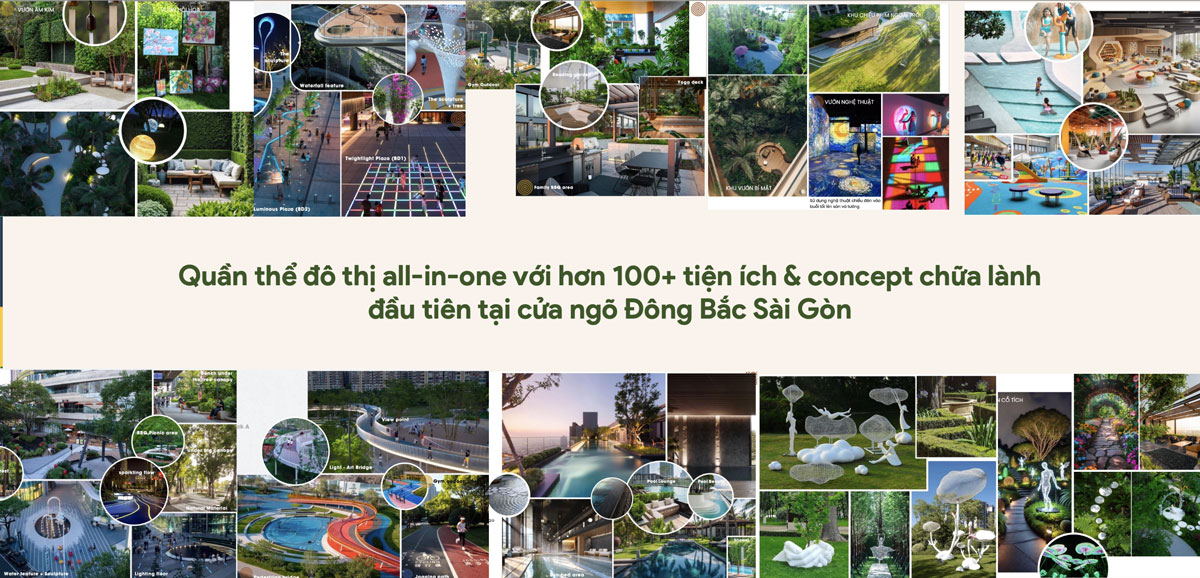 Quần thể đô thị all-in-one hơn 100 tiện ích cao cấp