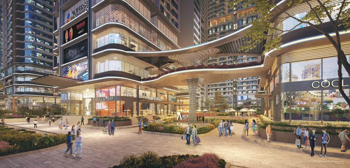 Thiết kế kiến trúc mặt ngoài chung cư La Pura