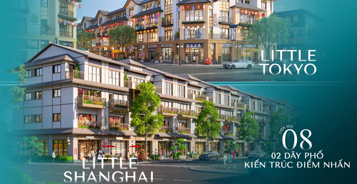 Nhà liền kề phong cách Nhật và Sanghai Vinhomes Pearl Bay Phú Quý Nha Trang