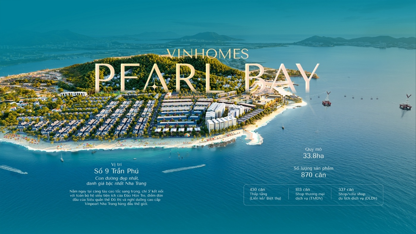 Phối cảnh tổng quan dự án Vinhomes Pearl Bay Nha Trang