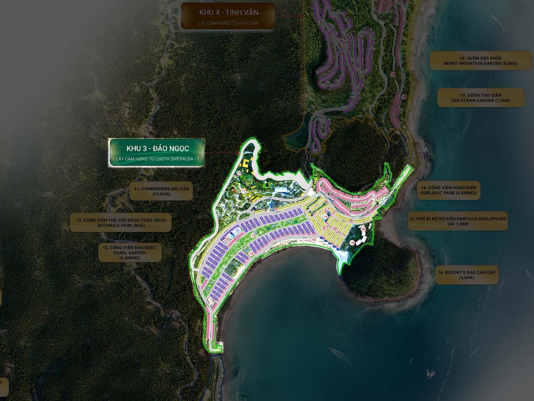 Phân khu Đảo Ngọc Vinhomes Hải Vân Bay