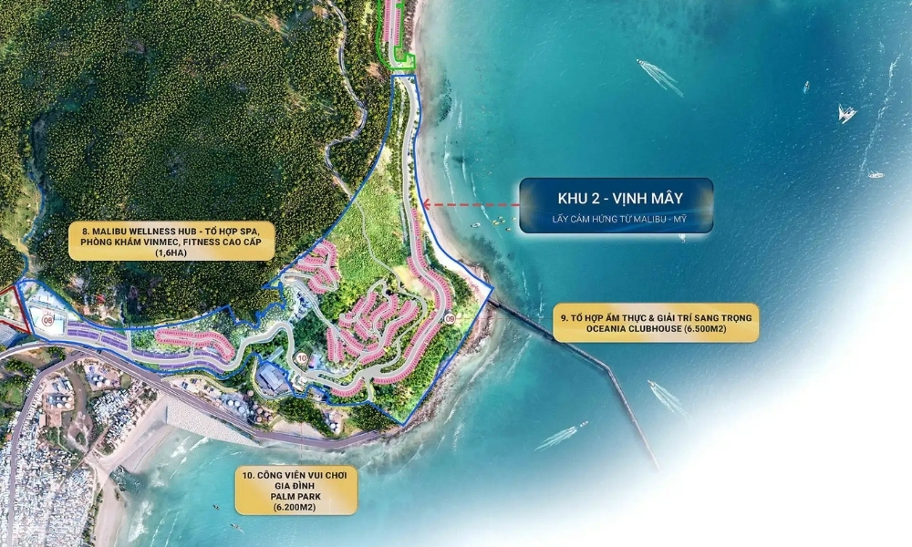 Phân khu Vịnh Mây Vinhomes Hải Vân Bay