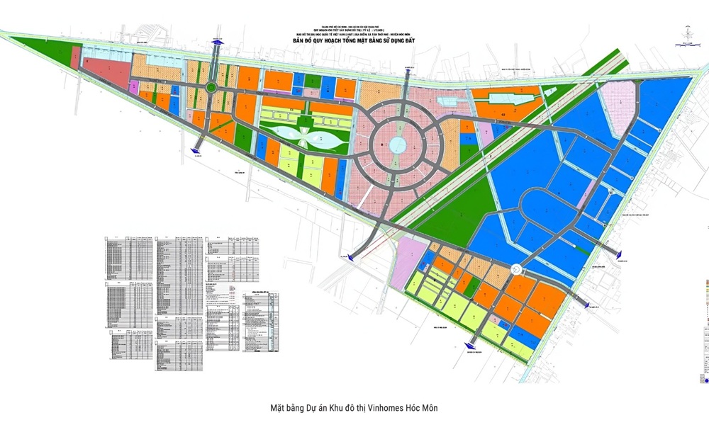 Mặt bằng Vinhomes Saigon Park (Vinhomes Hóc Môn)