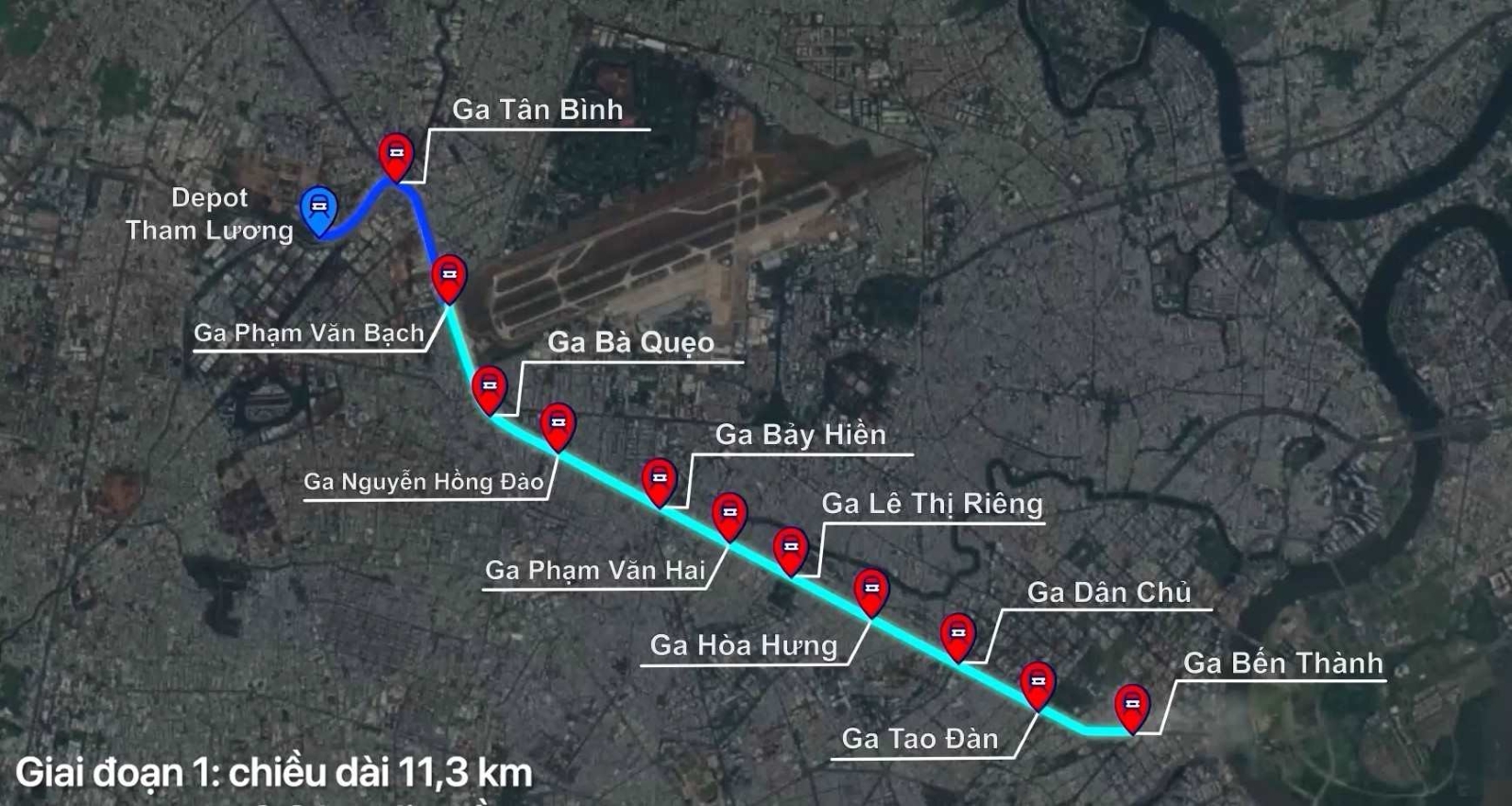Metro số 2 tác động đến Vinhomes Hóc Môn