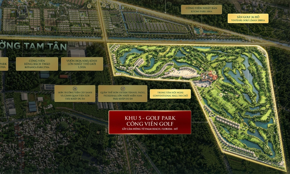 Mặt bằng Vinhomes Saigon Park (Vinhomes Hóc Môn)