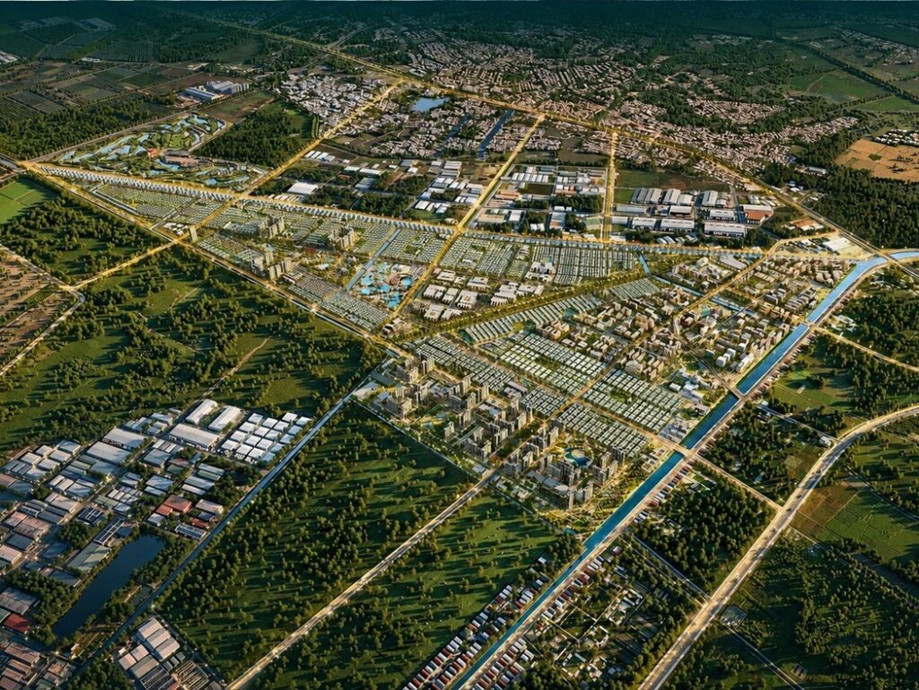 Vị trí Vinhomes Saigon Park Hóc Môn
