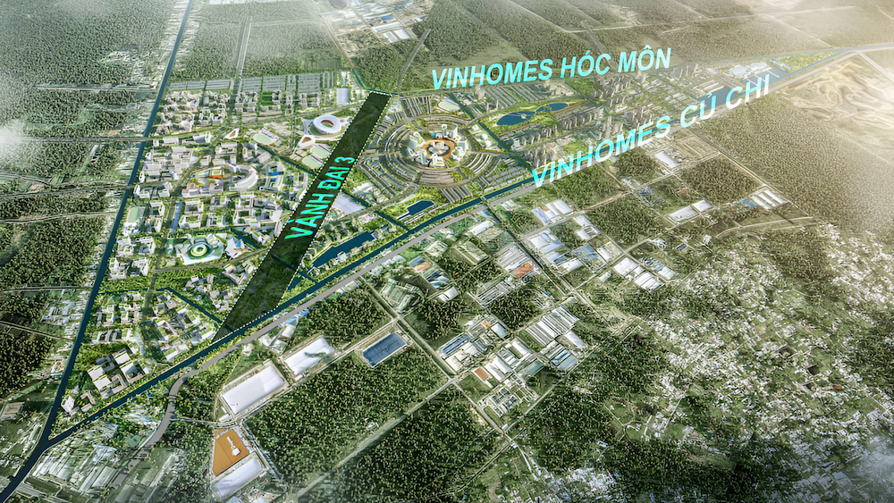 Vị trí Vinhomes Saigon Park Hóc Môn